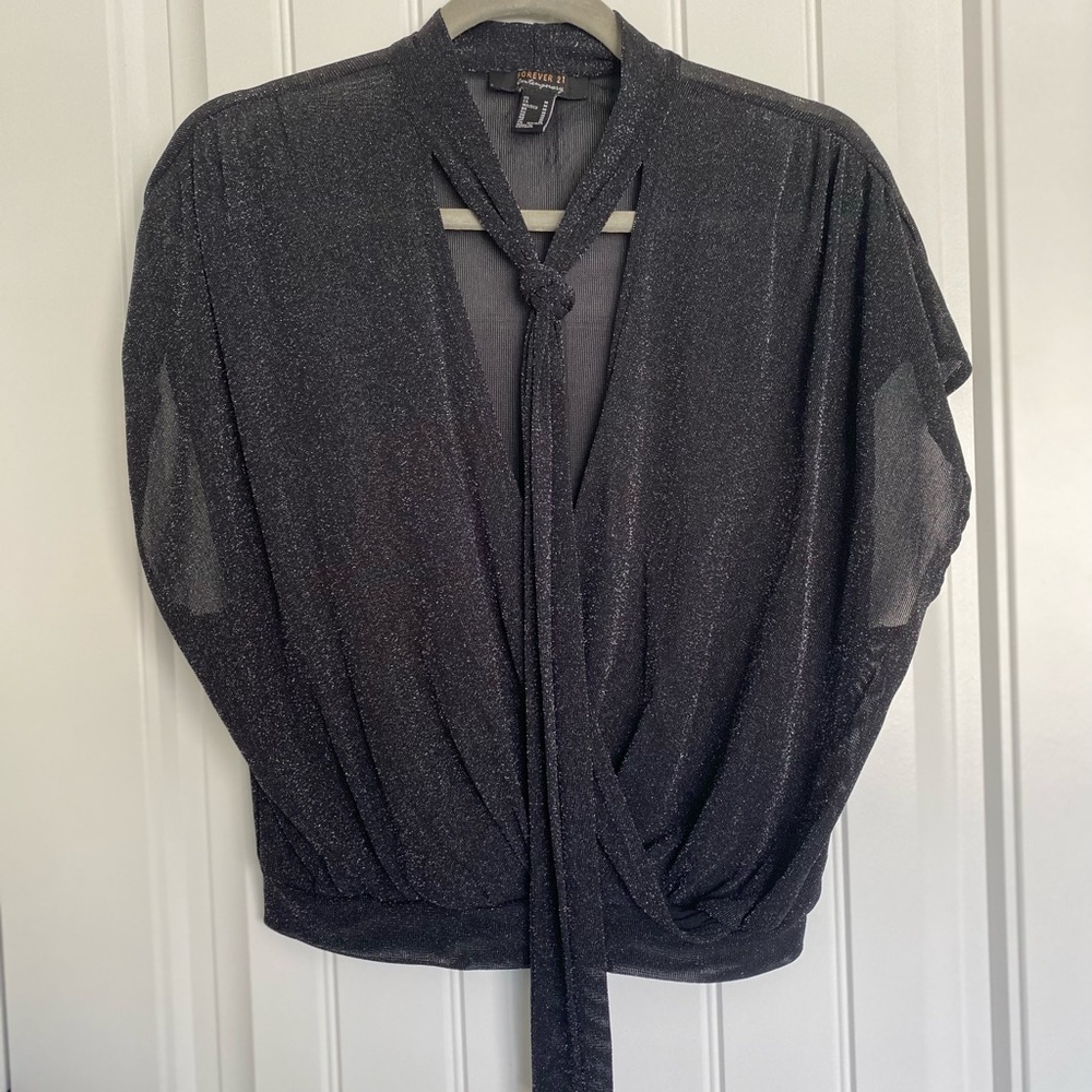 Forever 21 sparkly blouse